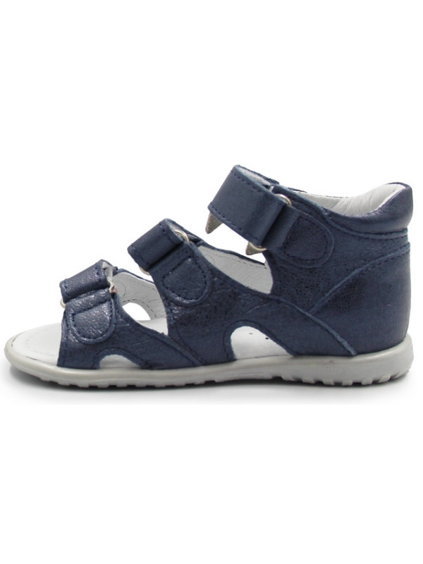 Eleganckie Sandały Dla Dziewczynek Na Rzepy Z Kokardką Emel e 2090b