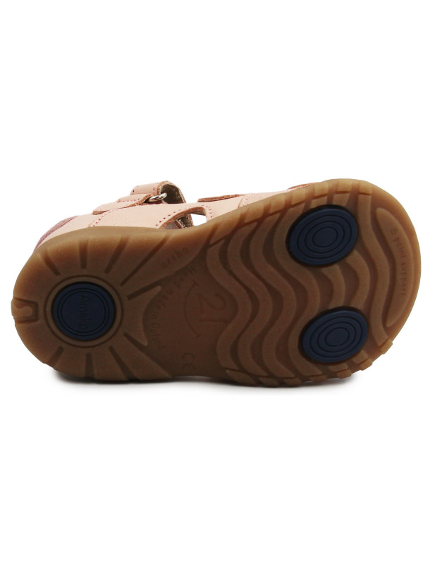 Sandały Dla Dziewczynki Różowe Ameko A9-Simple Nude Pink