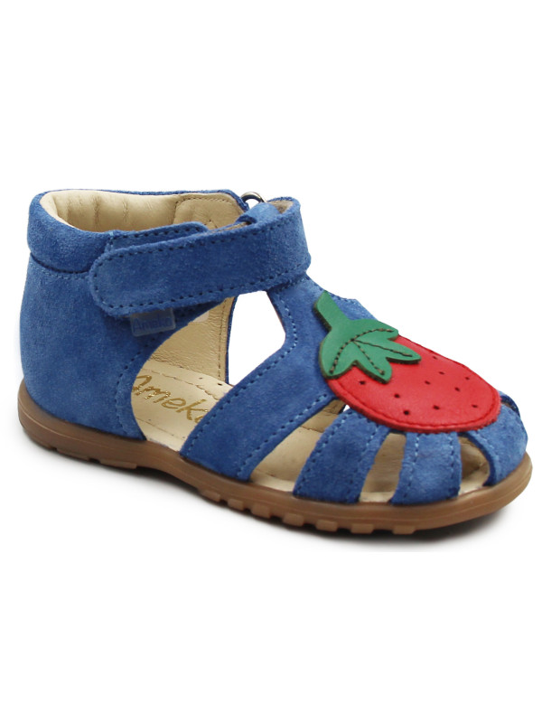 Sandały Dla Dziewczynki Ameko a6 Strawberry-Niebieski