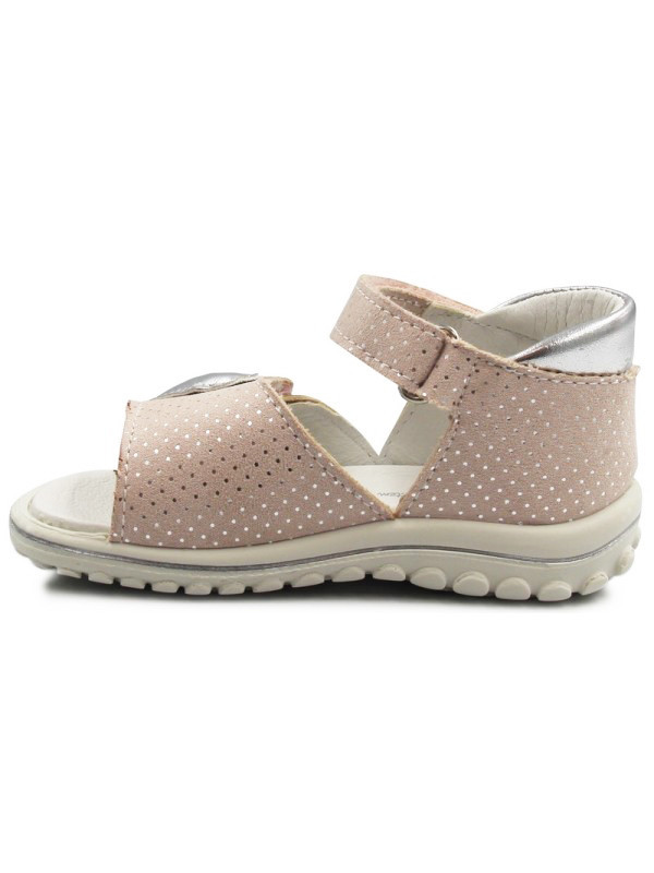 Sandały Dla Dziewczynek Różowe Z Serduszkiem Primigi 3860811
