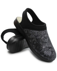 Sandały dla kobiet z miękkiej elastycznej tkaniny SANITAL-FLEX 8232.36