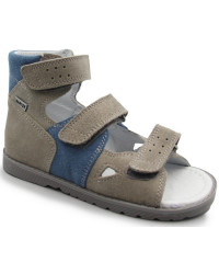 Sandały dla chłopca do przedszkola ze skóry naturalnej Bartek 81804-020