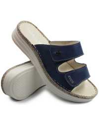 Klapki Dla Kobiet Na Lato Do Pracy Helios 122 Granat