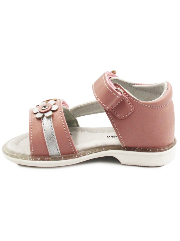 Sandały Dziewczęce Na Lato Róż Wojtyłko 1s22302