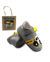 Kapcie Niemowlęce Niechodki DD STEP  k1596-41928 Grey