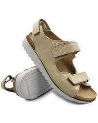 Damskie Sandały Na Lato Skórzane Inblu 158 d 207