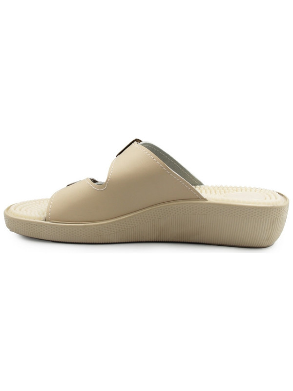 Klapki Damskie Fakirki 03/C2F Beige SILVA