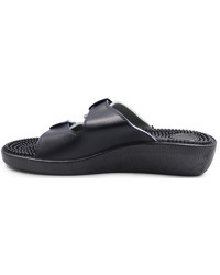 Masujące Klapki Damskie Do Pracy Fakirki 03/C2F Blue SILVA