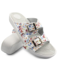 Damskie Klapki z Kolcami Masującymi Stopy Fakirki Damskie 03/C2F fiorato SILVA