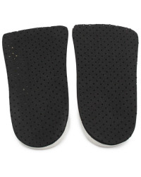 Wkładki ortopedyczne 3/4 supinujące piętę dla dzieci czarne CORRECT S