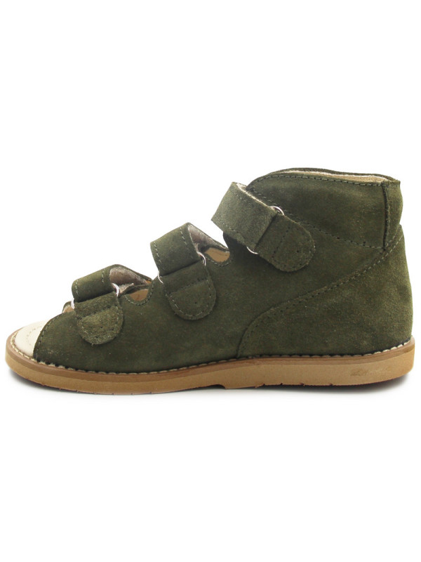 Papcie Korekcyjne Do Szkoły Dla Chłopca Khaki Na Rzepy Ameko 2020