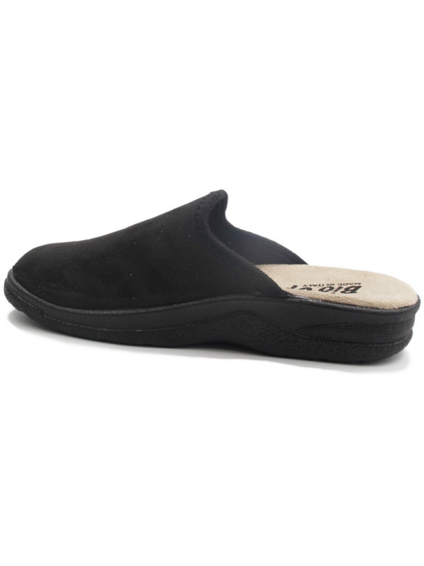 Czarne klapki kapcie męskie Bio Up GE 617 Strech Nero Black