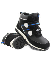 Buty na jesień zimę dla chłopca ocieplane Wojtyłko 5z24094 czarny