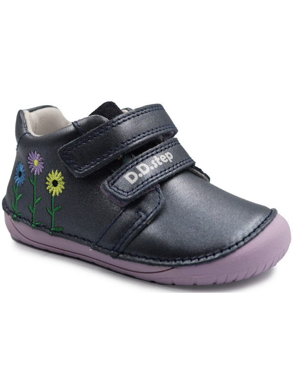Buty Na Wiosnę Dla Dziewczynki Kwiatuszki BAREFOOT DD STEP S070-42771AQ