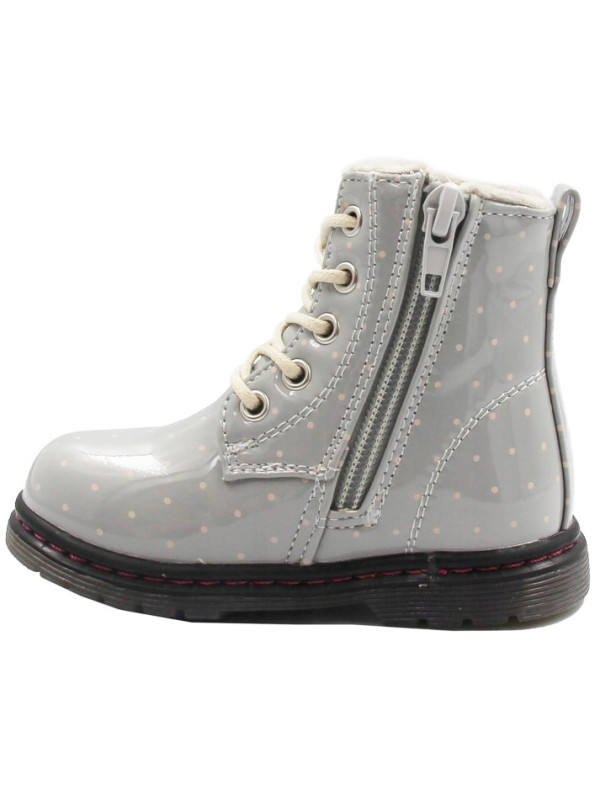 Kozaczki Dla Dziewczynek Na Jesień i Zimę Wojtyłko 1z21006s Popiel