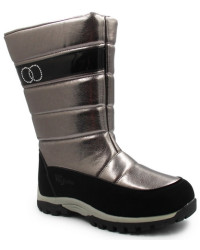 Śniegowce Wysokie Dziewczęce Ocieplane Kozaki Wojtyłko 5z24100 Złoty