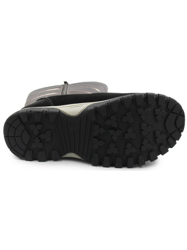 Śniegowce Wysokie Dziewczęce Ocieplane Kozaki Wojtyłko 5z24100 Złoty