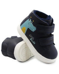 Buty Dla Chłopca Na Jesień Ocieplane Dinozaur Wojtyłko 1T25053G granat