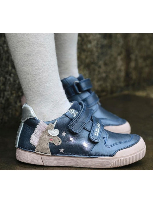 Buty Na Jesień Dla Dziewczynki LED DD STEP S068-42893M