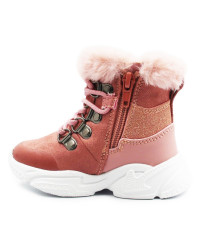 Zimowe Buty Dla Dziewczynki Kozaki Ocieplane Wojtyłko 1Z25070R