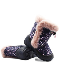 Śniegowce Z Futerkiem Dla Dziewczynek W Serduszka Bartek 14629001