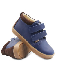 Buty Dla Chłopca na Wiosnę Skórzane Trzewiki Ameko teo-granatowy