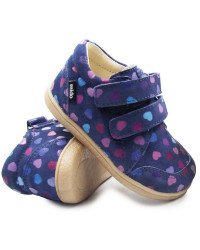 Półbuty Wiosenne dla dziewczynek w serduszka Mido 180-280 Jeans Hearts