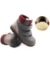 Buty Na Zimę Dla Dzieci Ocieplane Wełną Kozaczki Emel ev 2723-3