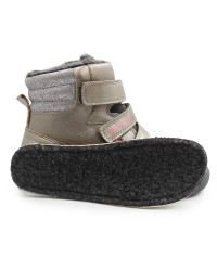 Dziewczęce Buty Zimowe Ocieplane Barefoot Młodzieżowe Zimowe DD STEP W063-4274CL