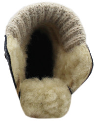 Buty Na Jesień Zimę Ocieplane Kozaki Sweterkowe Emel e 2540a-6