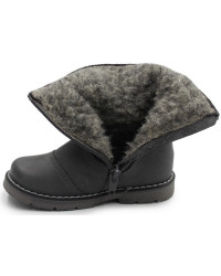 Kozaki dla dziewczynki na zimę ocieplane Emel e 2443b-1