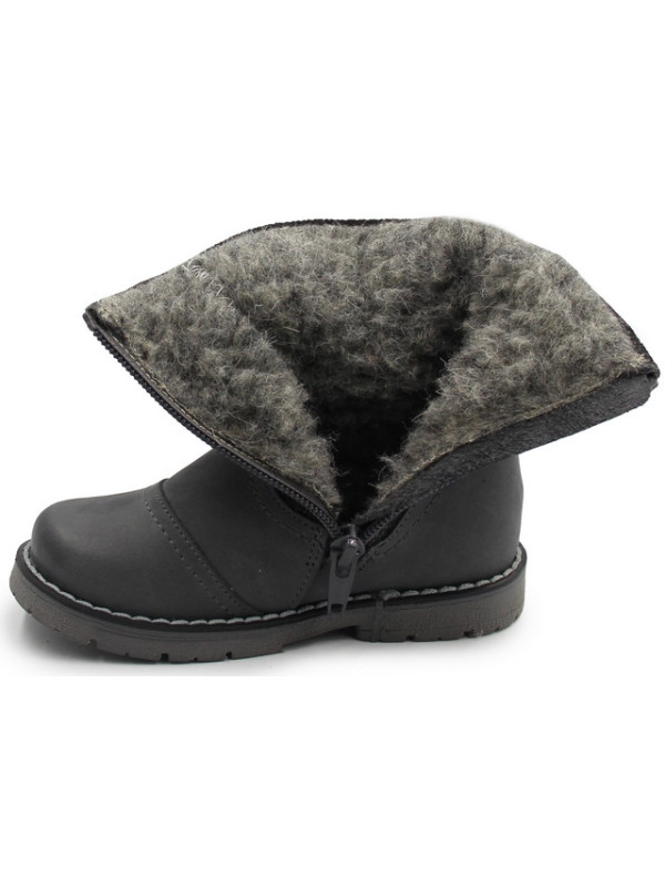 Kozaki dla dziewczynki na zimę ocieplane Emel e 2443b-1