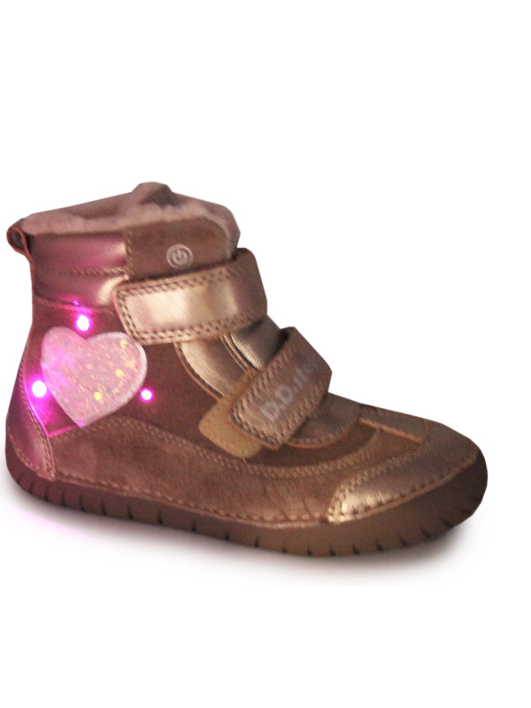 Buty Dla Dziewczynki Na Zimę LED DD STEP  W050-42707DM