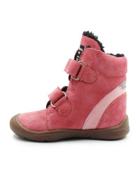 Buty Na Zimę Dla Dziewczynki Barefoot + Wkładka Ocieplana Ameko Dudu-Coral