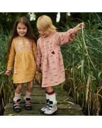 Buty Na Zimę Dla Dziewczynki Kozaczki Mido 22-07 Różowe z Membraną Te-Por