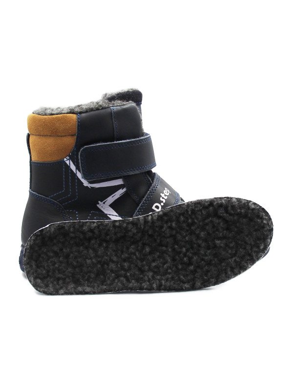 Buty Dla Chłopca Ocieplane Wyjmowana Wkładka DD STEP W068-42921BL
