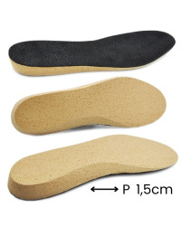 Wkładka Ortopedyczna Wyrównująca Prawa Szeroka Skrót 1,5cm CORRECT H