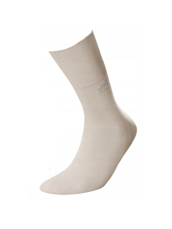 Skarpetki Medyczne Antybakteryjne Srebro Beżowe DeoMed Cotton Silver