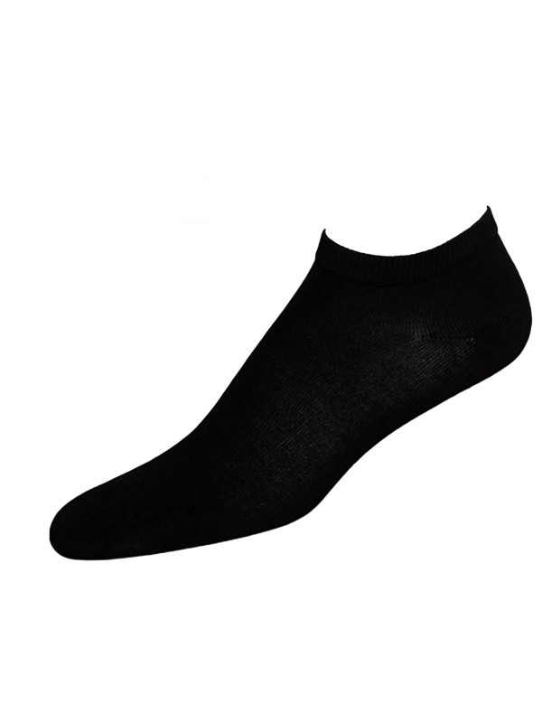 Skarpety Niskie Bambusowe Bezuciskowe Stopki DeoMed Mini Bamboo Czarne