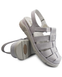 Sandały dla seniorek na lato ze skóry naturalnej Suave 720018-09