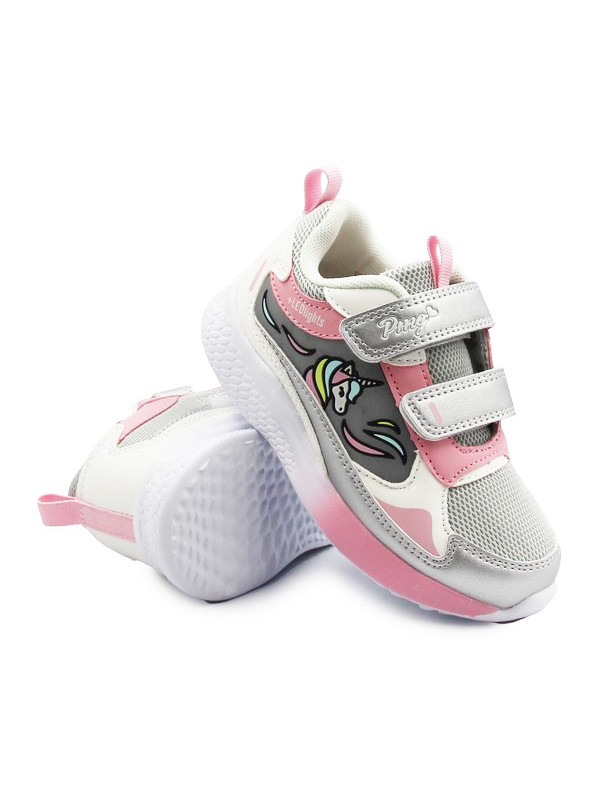 Sportowe Buty Dla Dziewczynki Na Jesień Na Rzep LED Primigi 7966500