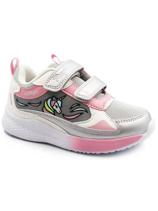 Sportowe Buty Dla Dziewczynki Na Jesień Na Rzep LED Primigi 7966500