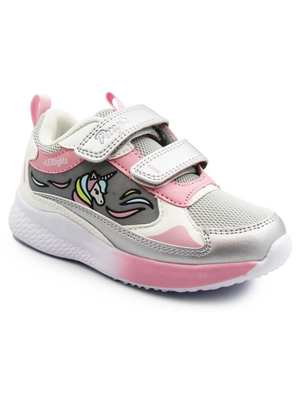 Sportowe Buty Dla Dziewczynki Na Jesień Na Rzep LED Primigi 7966500