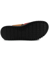 Klapki ze skóry naturalnej dla kobiet na lato do pracy Manitu 900117-21