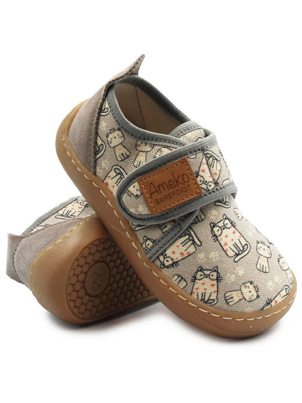 Dziecięce Kapcie Do Szkoły i Przedszkola Barefoot w Koty Ameko Piko Kiti
