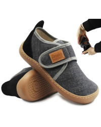 Kapcie Dla Chłopca Do Szkoły i Przedszkola Ameko Piko-antracyt