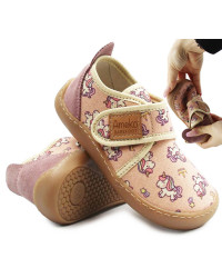 Kapcie Dla Dziewczynki Elastyczne w Jednorożce Ameko Do Przedszkola i Szkoły  Piko Unicorn