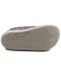 Buty Dla Dziewczynki Na Wiosnę Jamet 2219 Fioletowe w Kwiatki