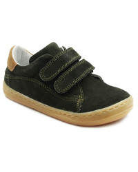 Chłopięce Buty Na Wiosnę Barefoot Jamet 2219 Zielony Welur