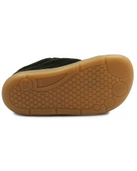 Chłopięce Buty Na Wiosnę Barefoot Jamet 2219 Zielony Welur